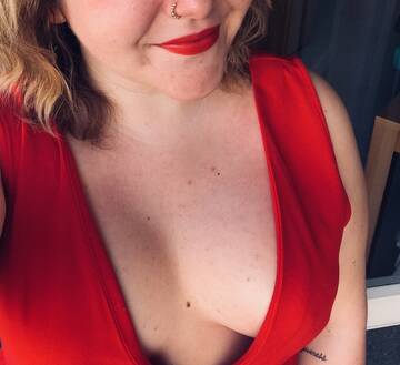 Lady in red
